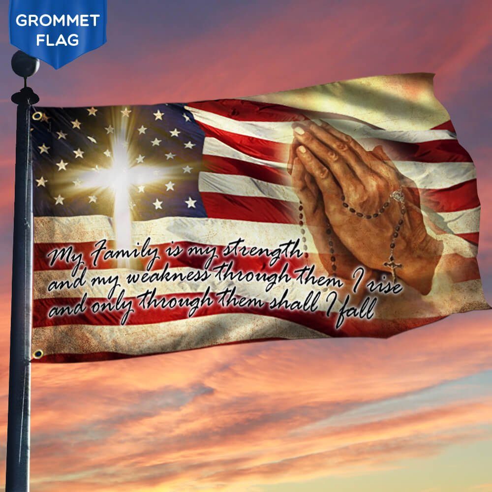 Jesus Family Grommet Flag PN089GF