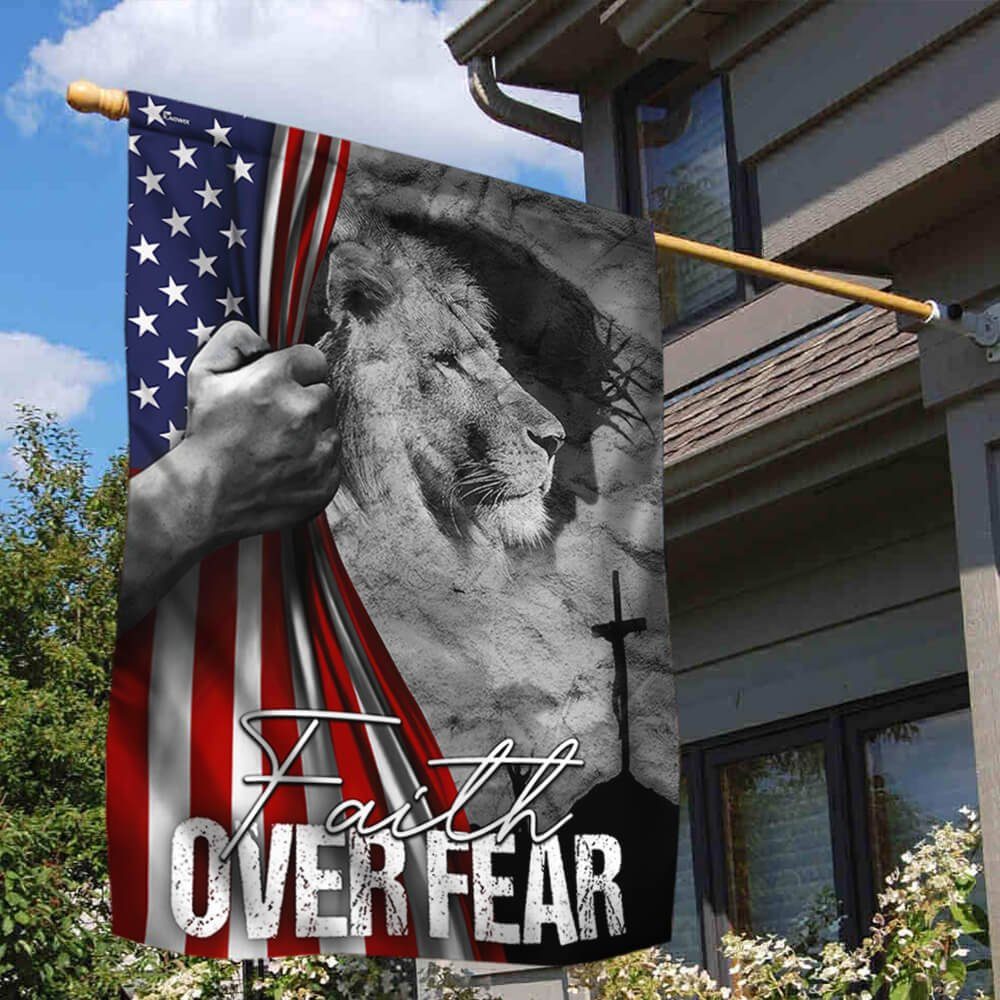 Jesus Flag Faith Over Fear TTV480F