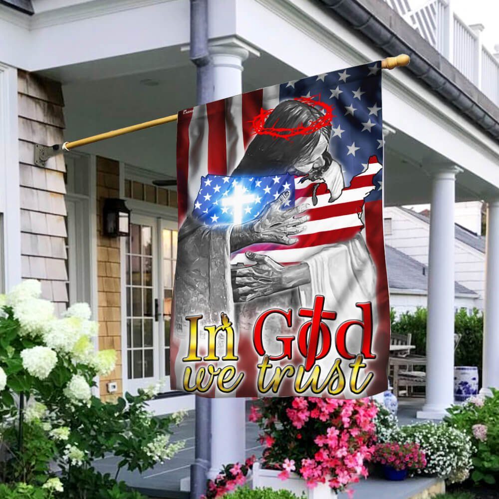 Jesus Flag Hug USA NTB280Fv1
