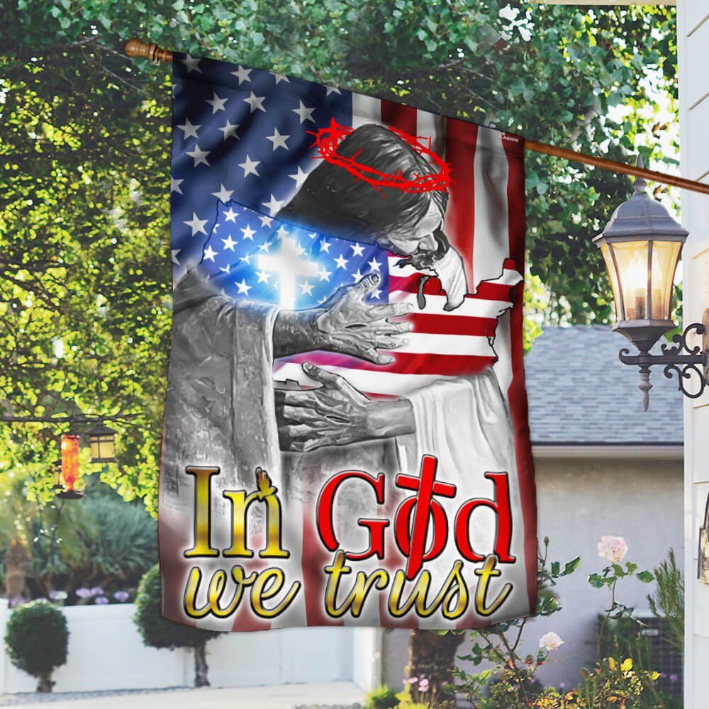 Jesus Flag Hug USA NTB280Fv1