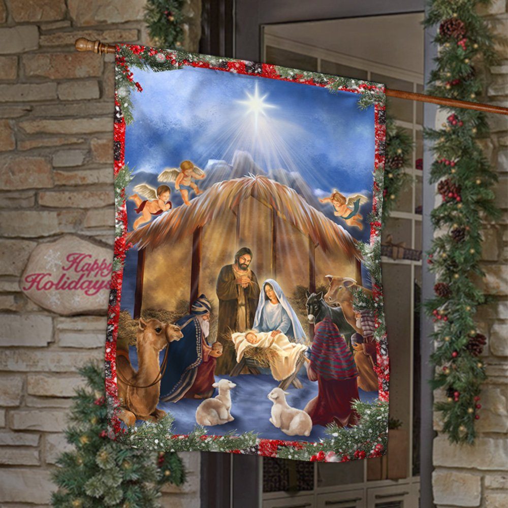 Jesus Flag O Holy Night ANT296F