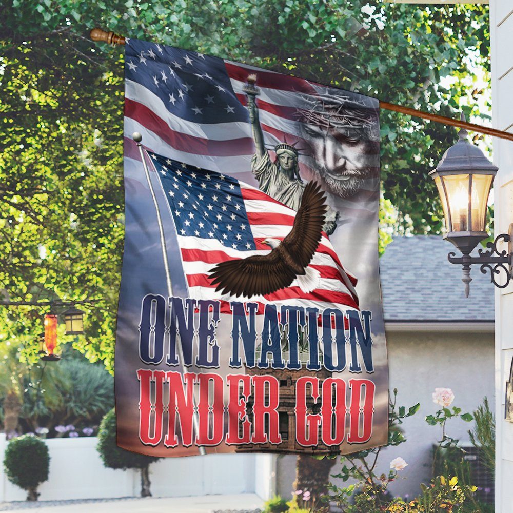 Jesus Flag One Nation Under God ANV332F
