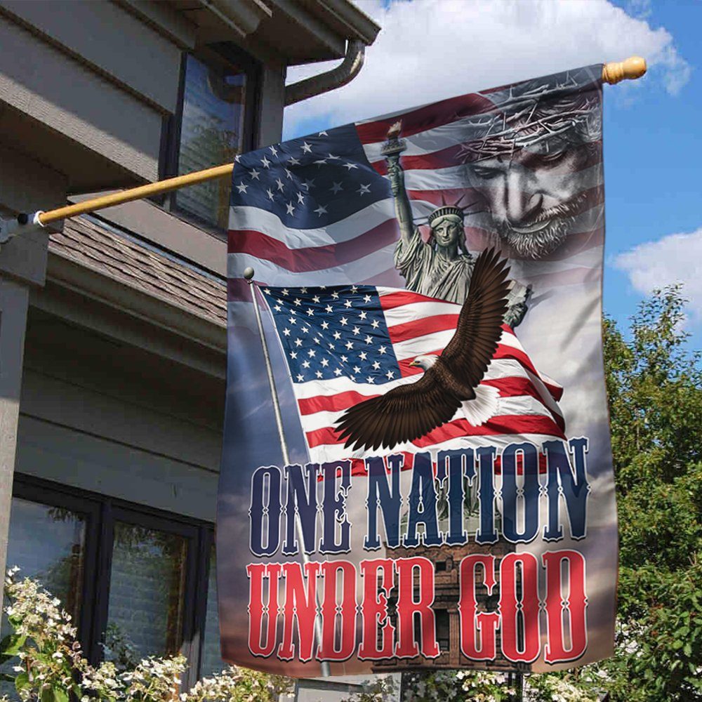 Jesus Flag One Nation Under God ANV332F