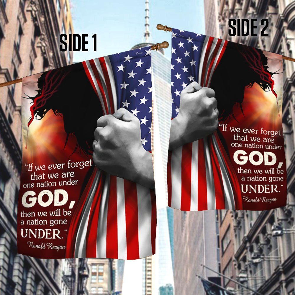 Jesus Flag One Nation Under God QNN555F