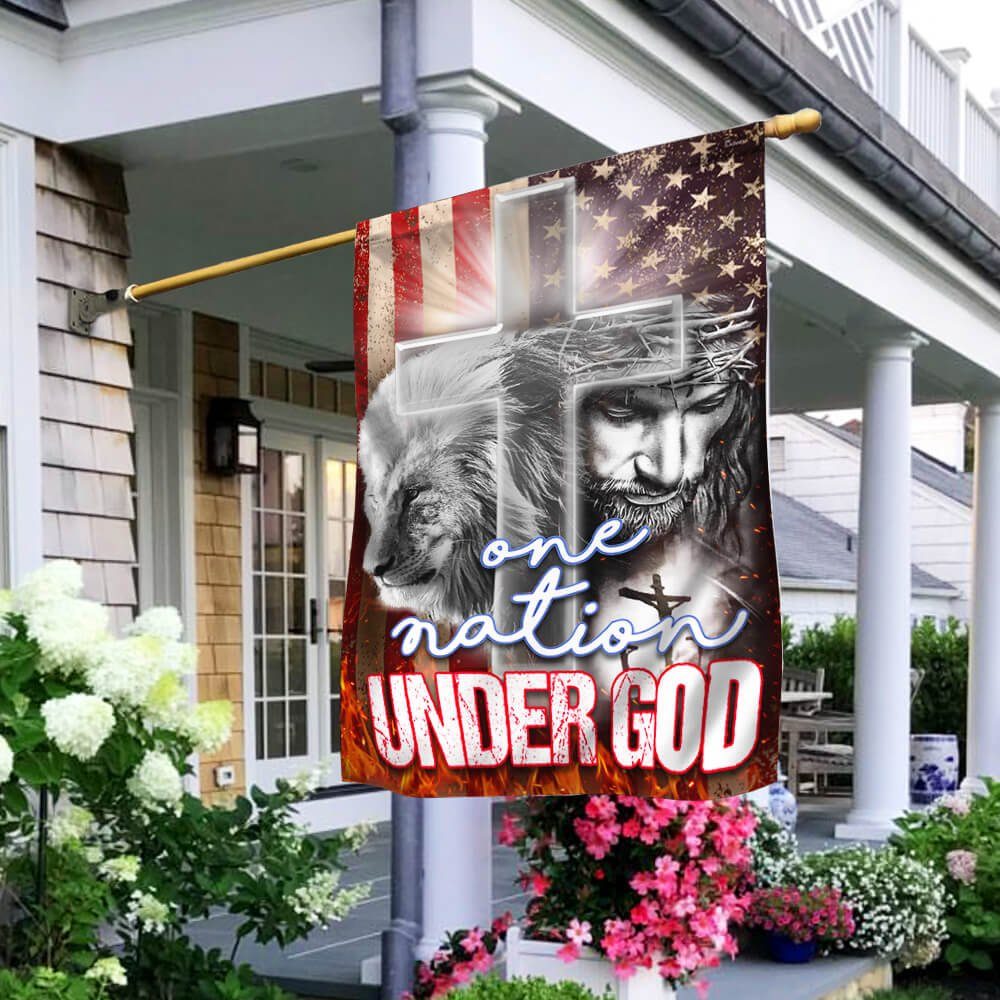 Jesus Flag One Nation Under God TTV323F