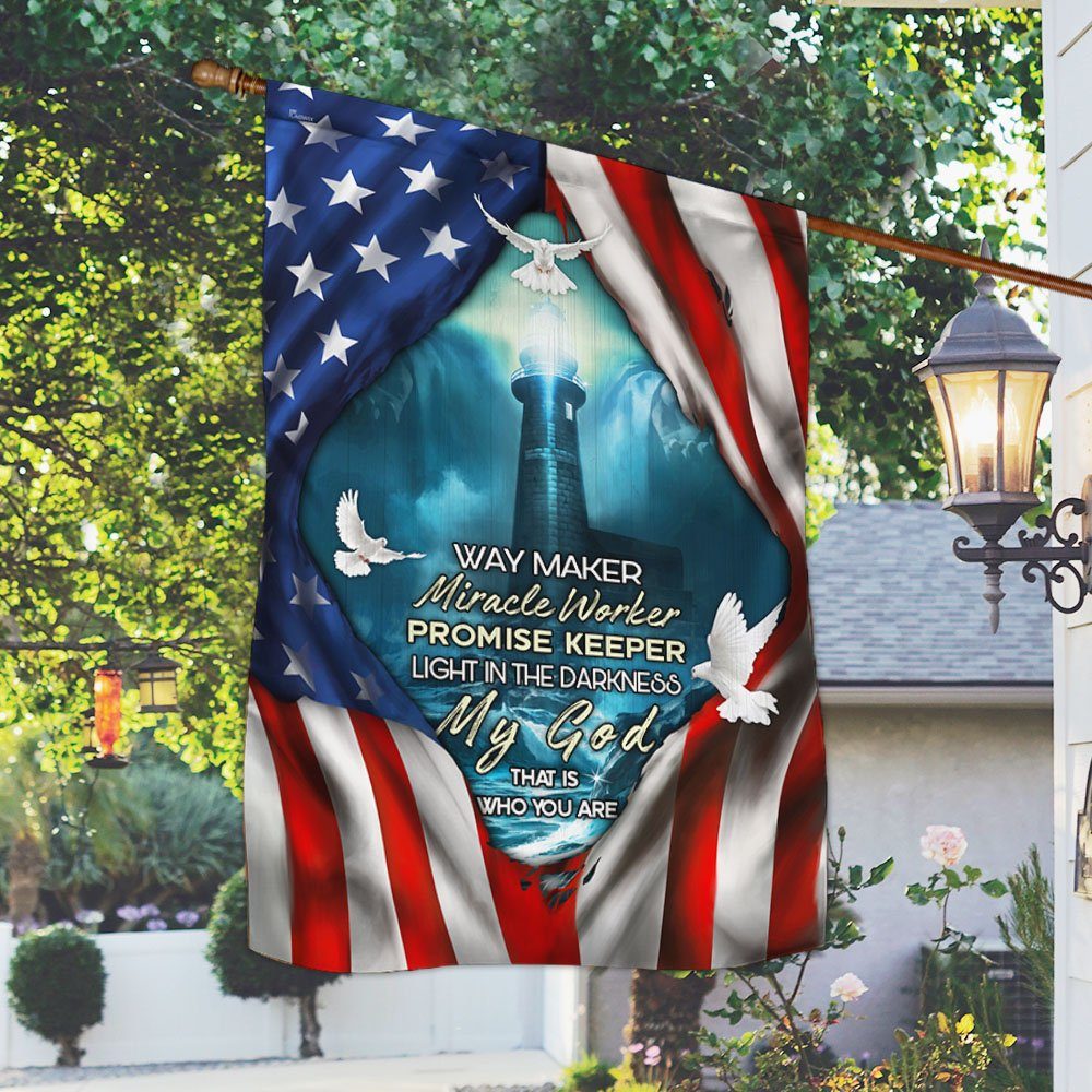 Jesus Flag Way Maker Promise Keeper MLH1800F
