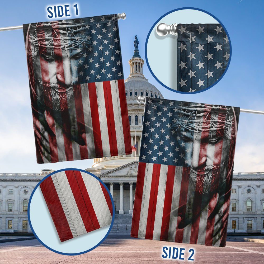 Jesus God American Flag LHA1827Fv1