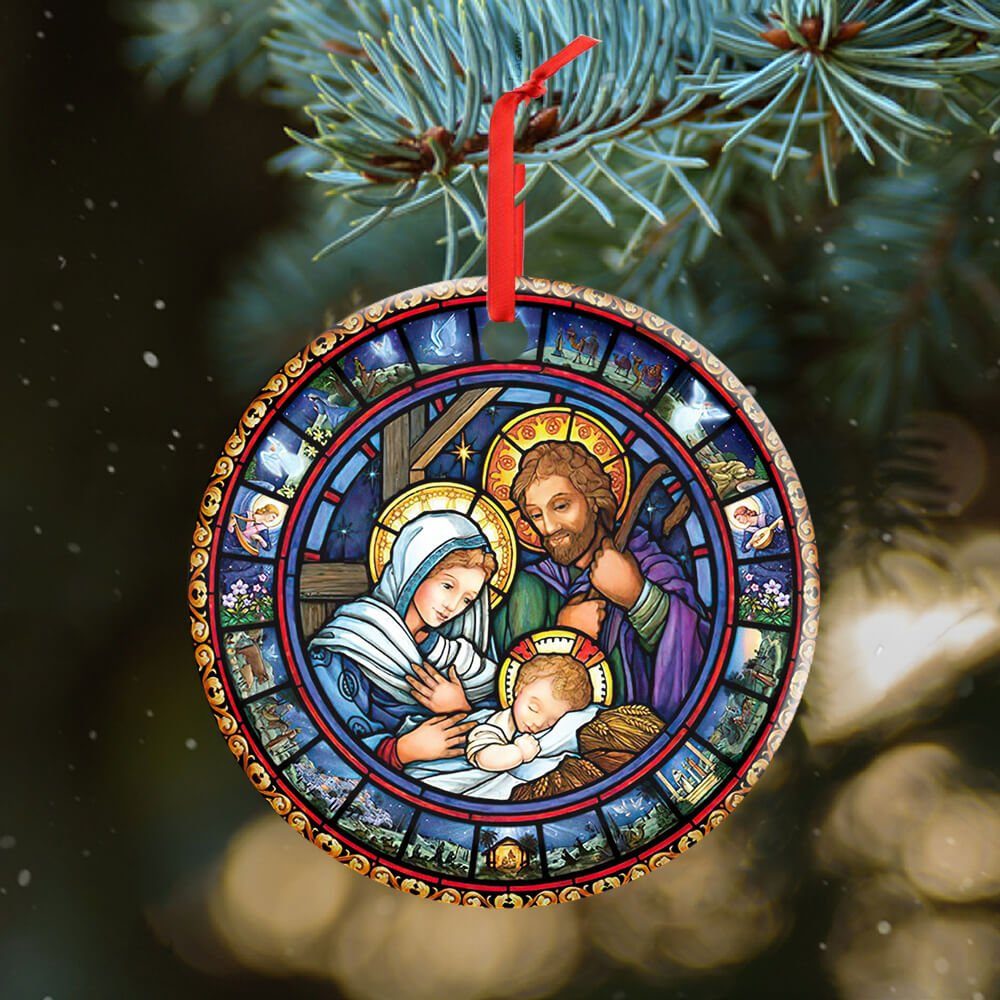 Jesus Is Born Christmas Ornament PN2710T2O
