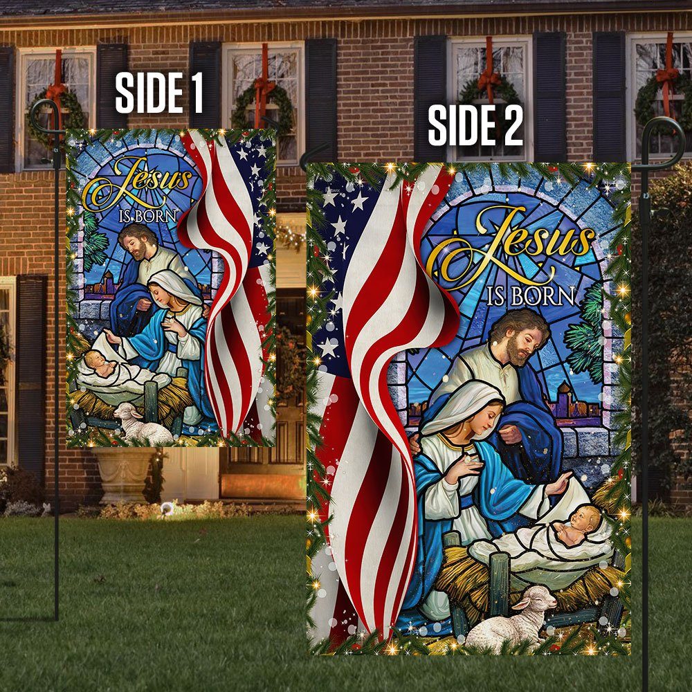 Jesus Is Born Flag LHA1897F Jesus Is Born Flag LHA1897F