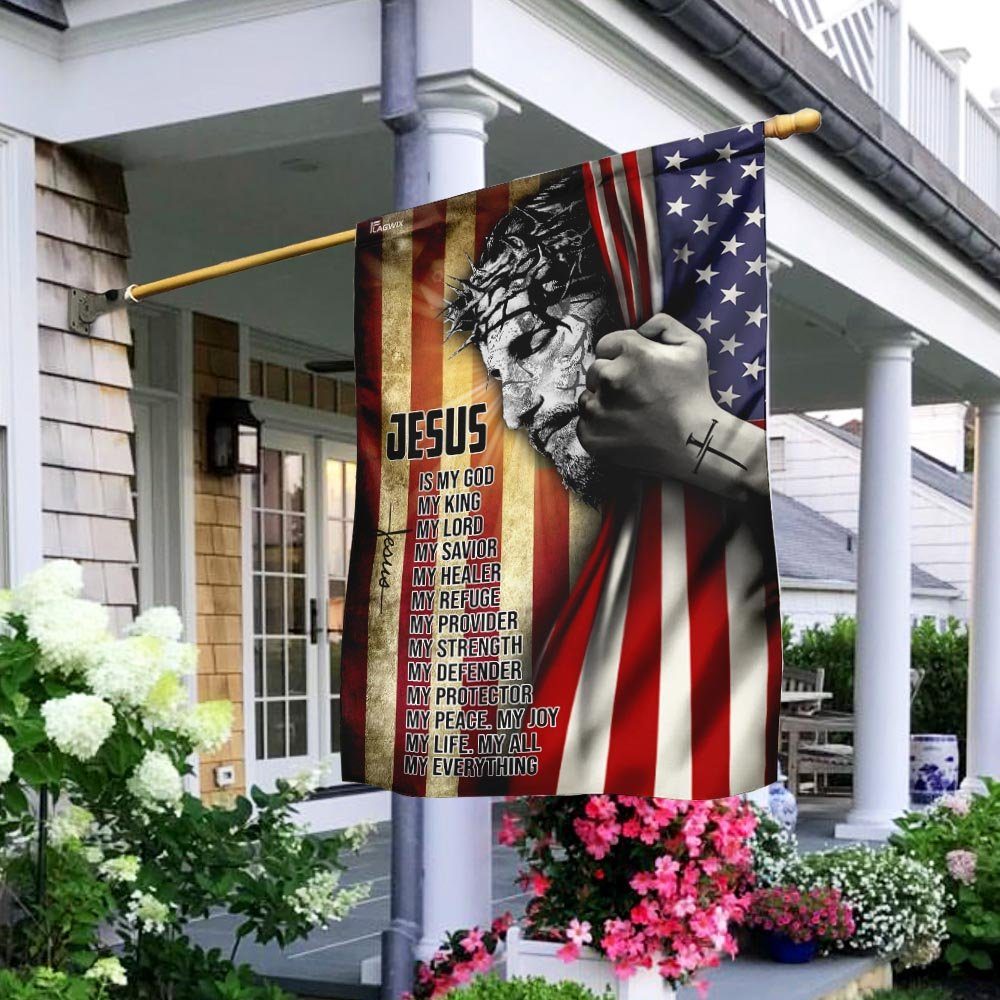 Jesus Is My God Flag