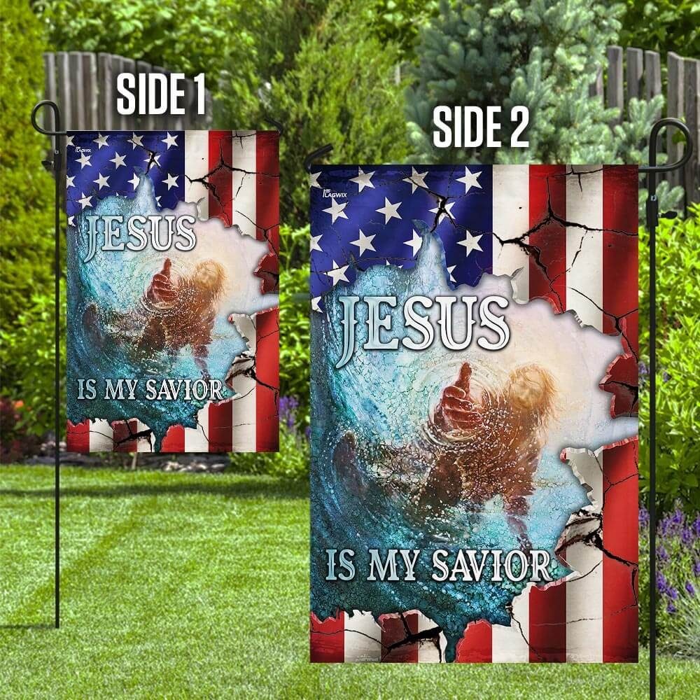 Jesus Is My Savior American US Flag Jesus Is My Savior American US Flag