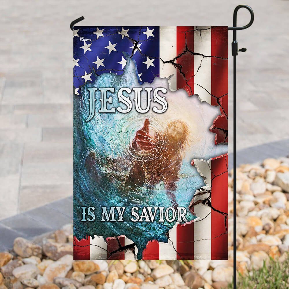 Jesus Is My Savior American US Flag Jesus Is My Savior American US Flag