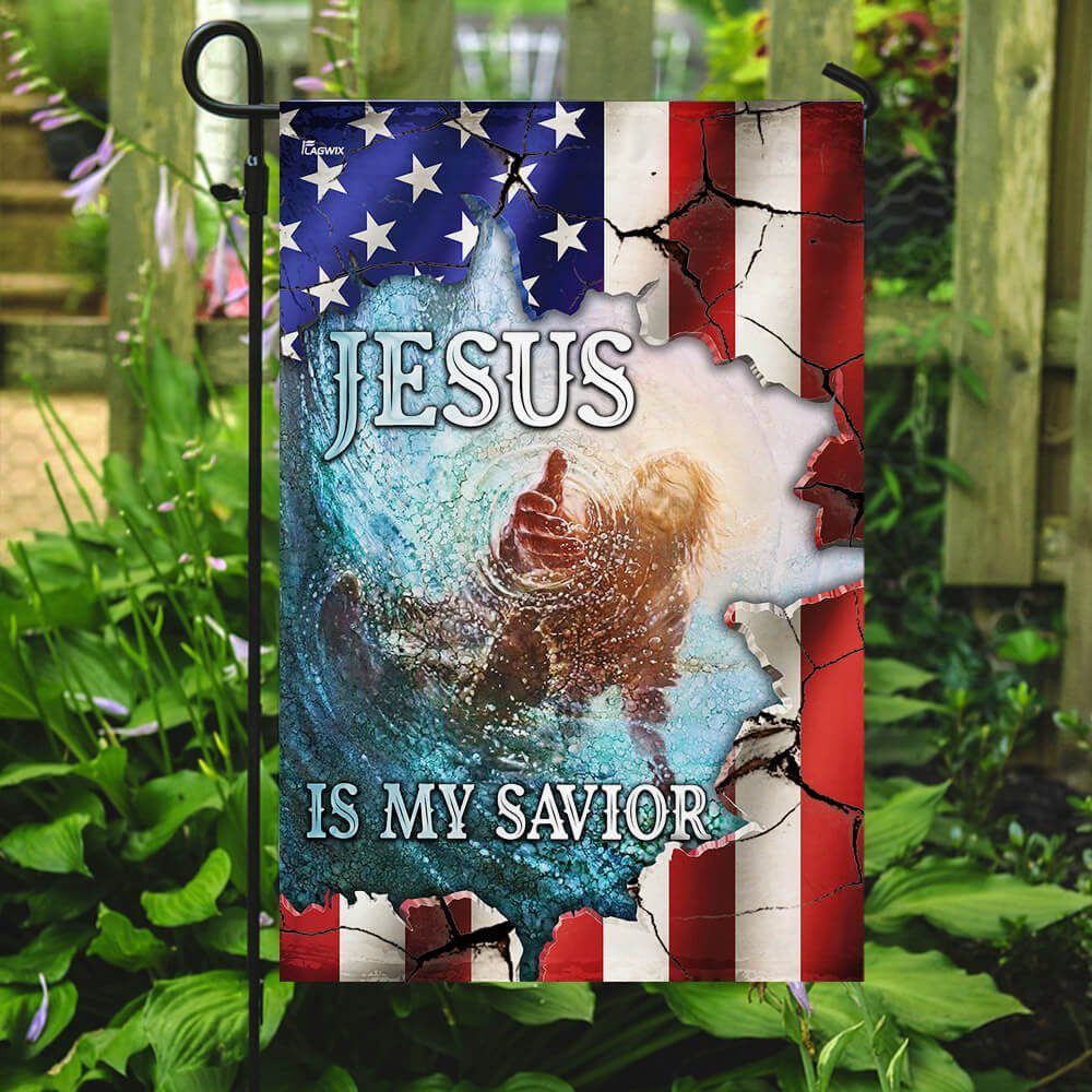 Jesus Is My Savior American US Flag Jesus Is My Savior American US Flag