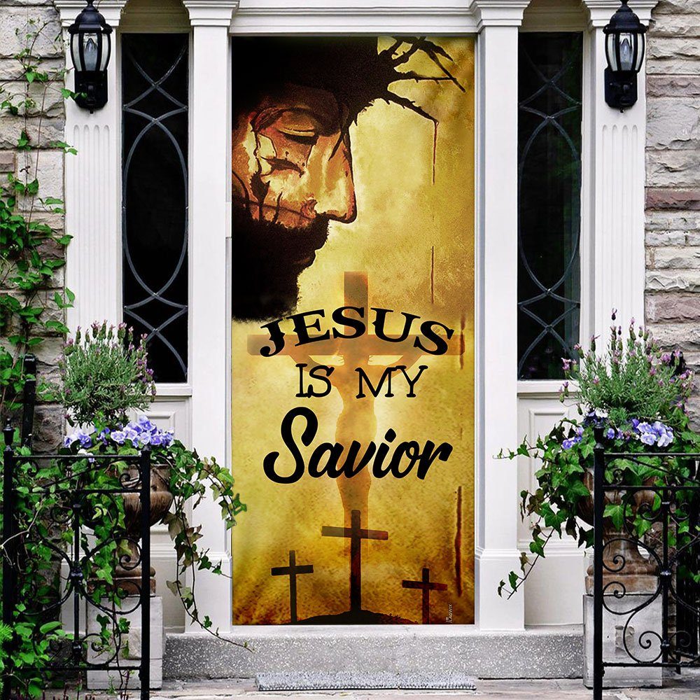 Jesus Is My Savior Door Cover