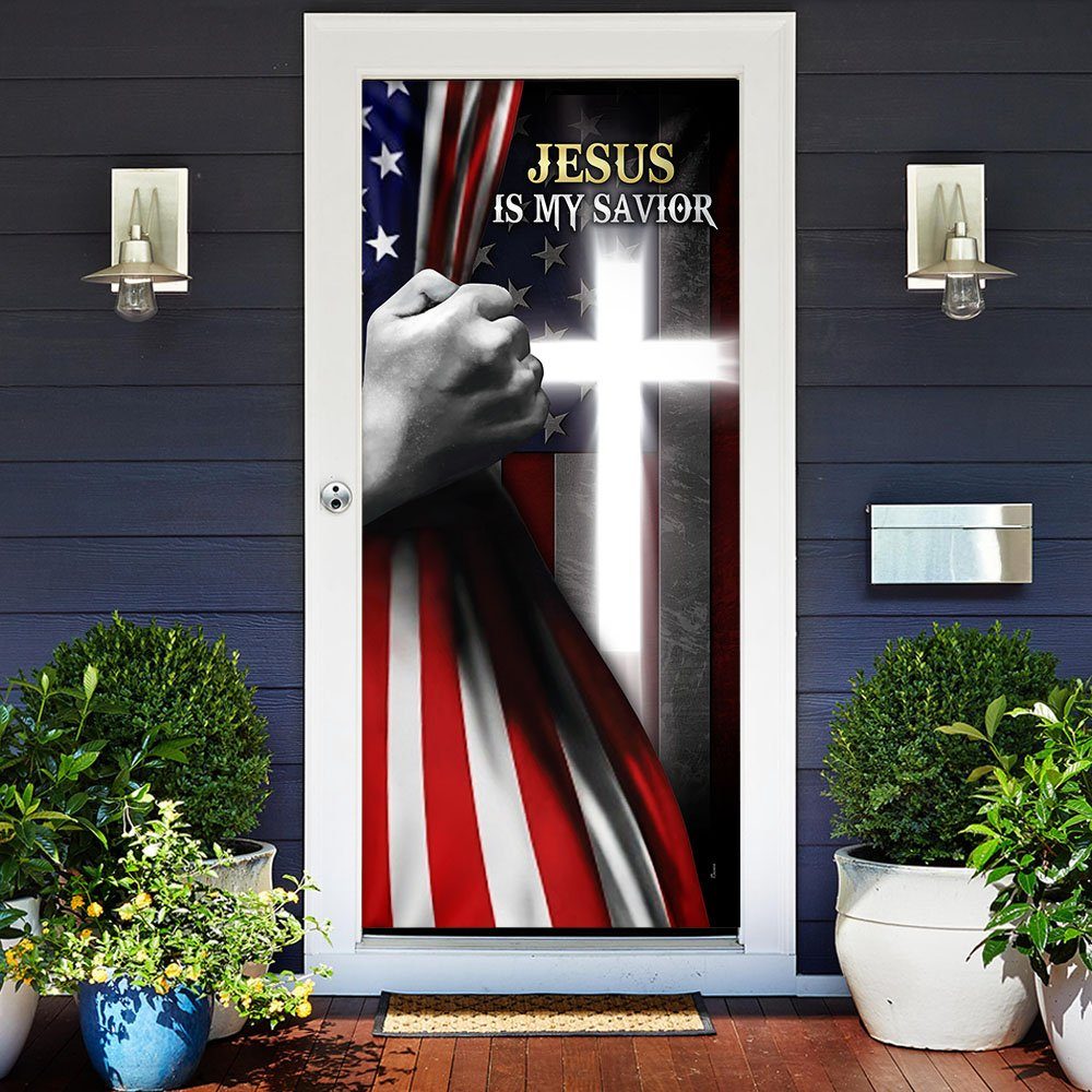Jesus Is My Savior Door Cover