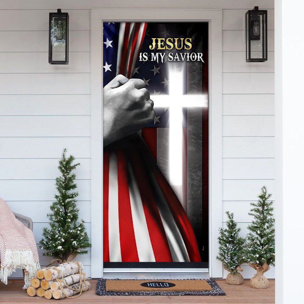 Jesus Is My Savior Door Cover