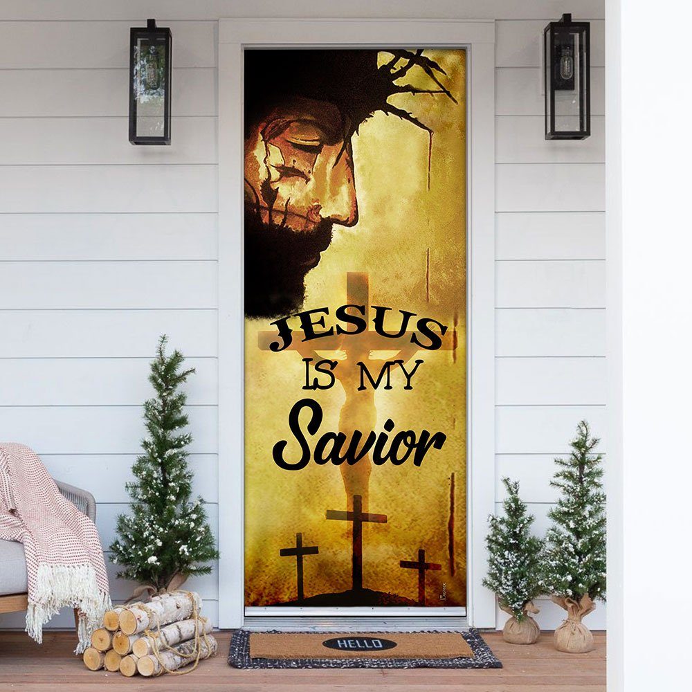 Jesus Is My Savior Door Cover