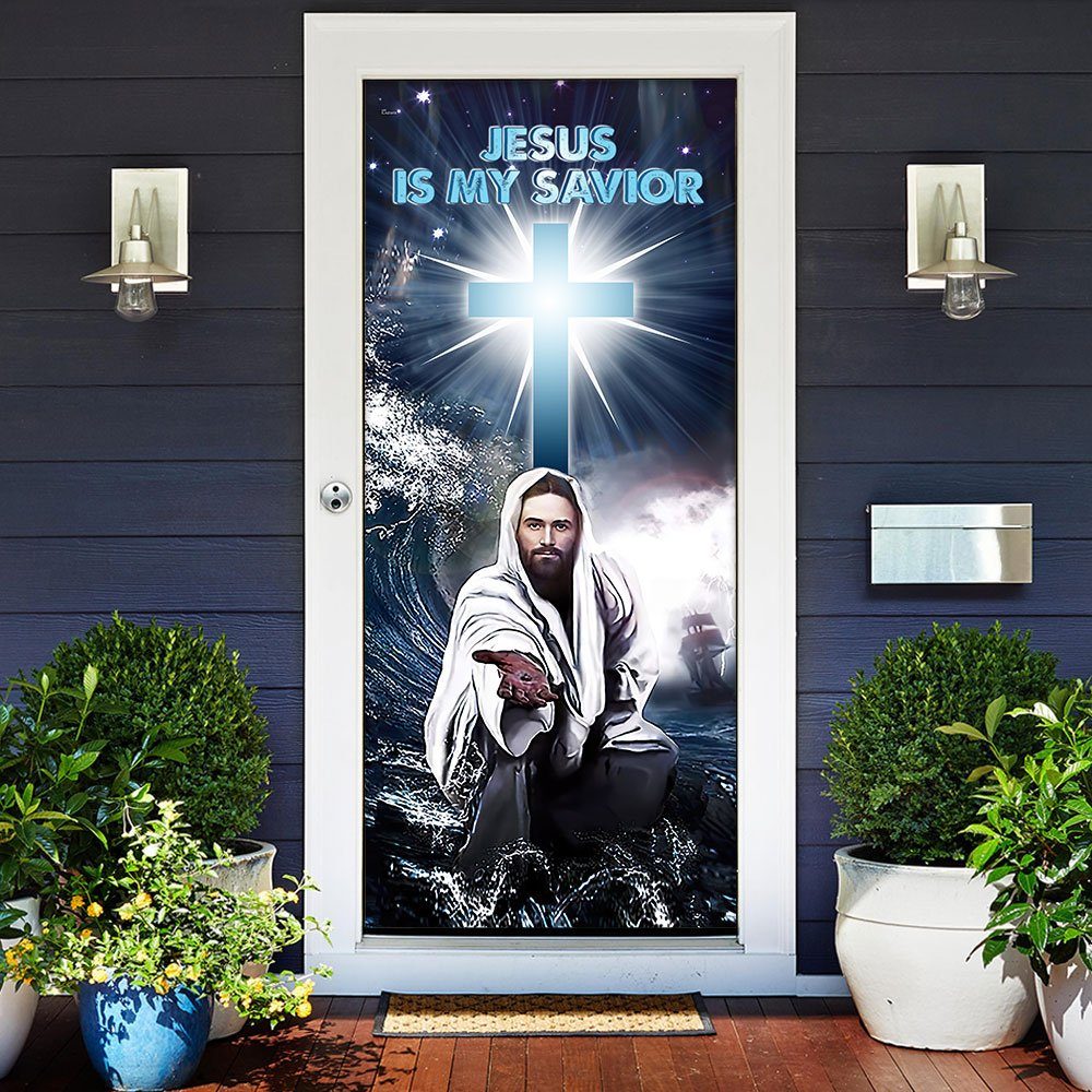 Jesus Is My Savior Door Cover