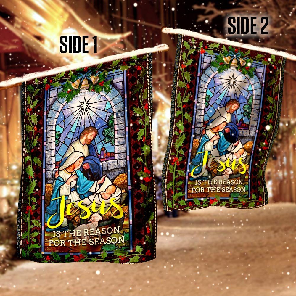 Jesus Is The Reason For The Season Flag