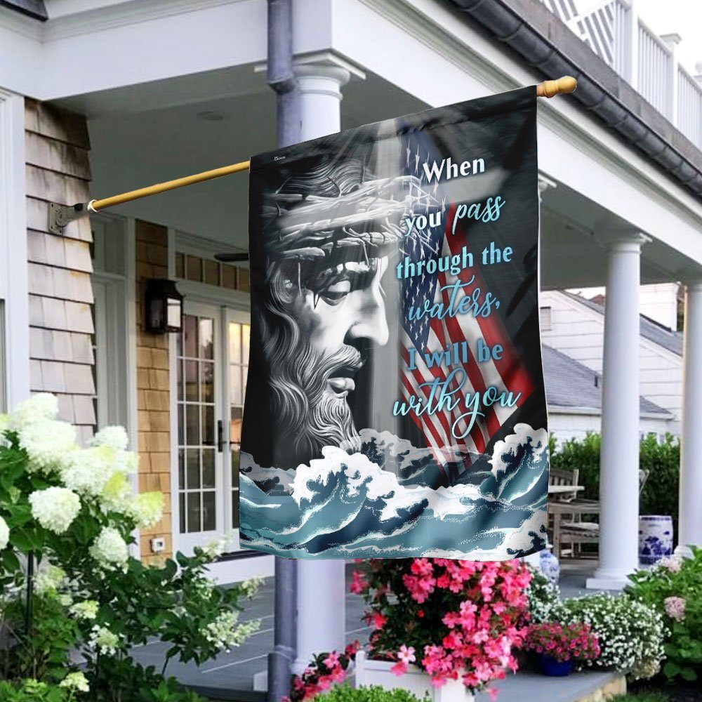 Jesus Is With You Flag