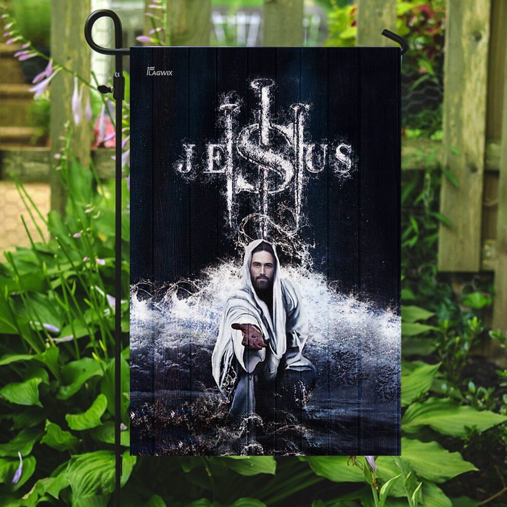 Jesus Saves Us Flag