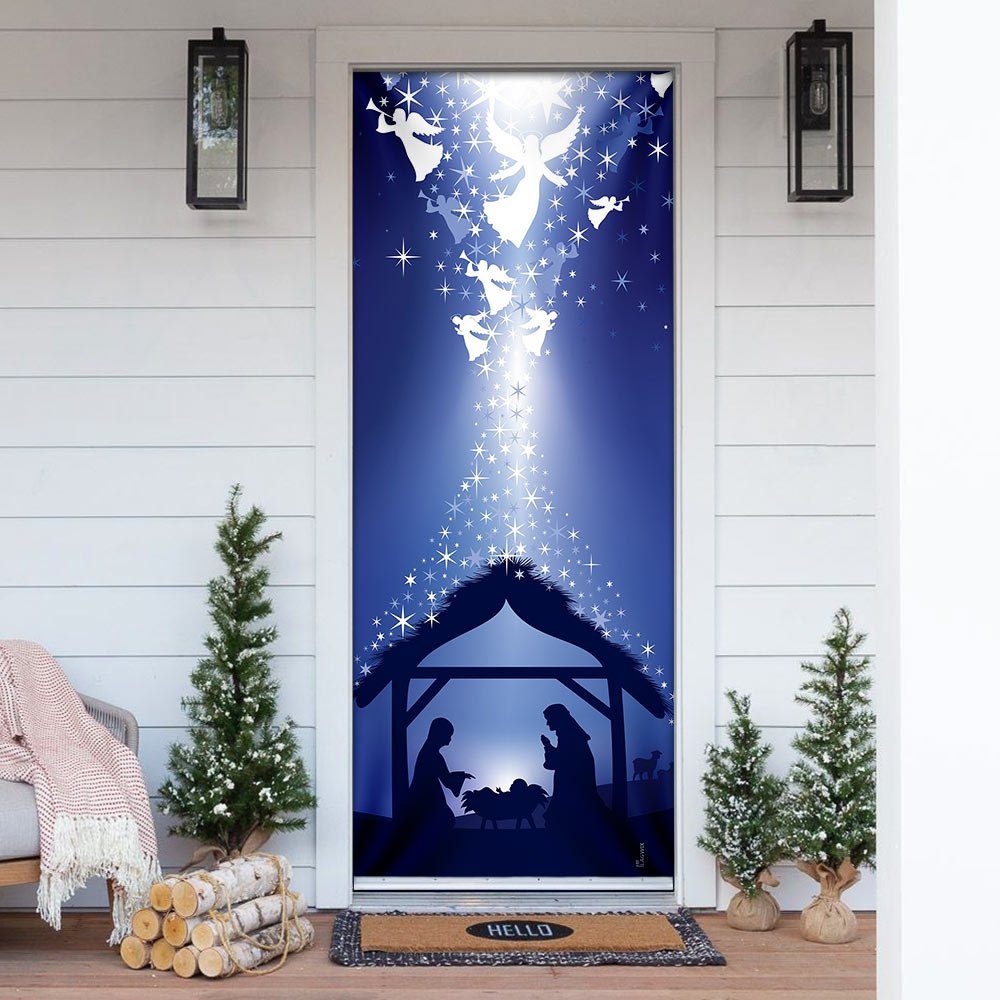 Jesus Was Born Door Cover