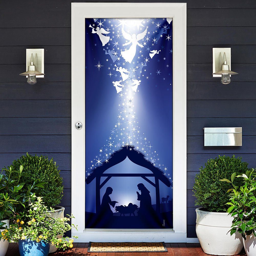 Jesus Was Born Door Cover
