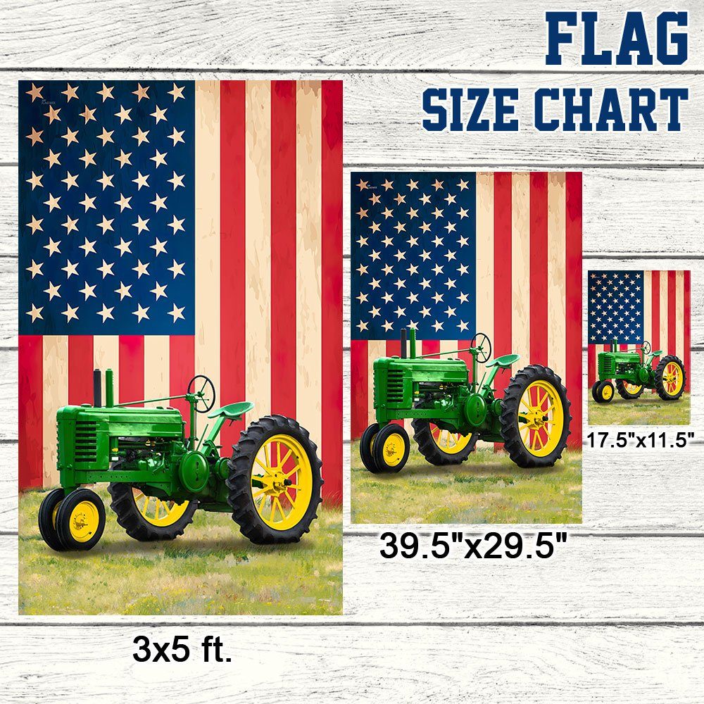 John Deere Tractor American Flag Proud Farmer Farm Life TQN199Fv6