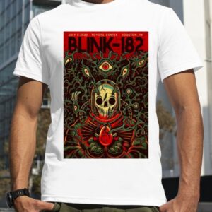 july 8 2023 Blink 182 Toyota Center Houston Poster Shirt