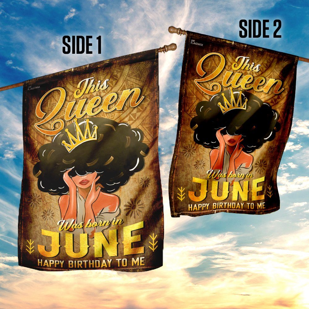 June Black Queen Flag June Black Queen Flag