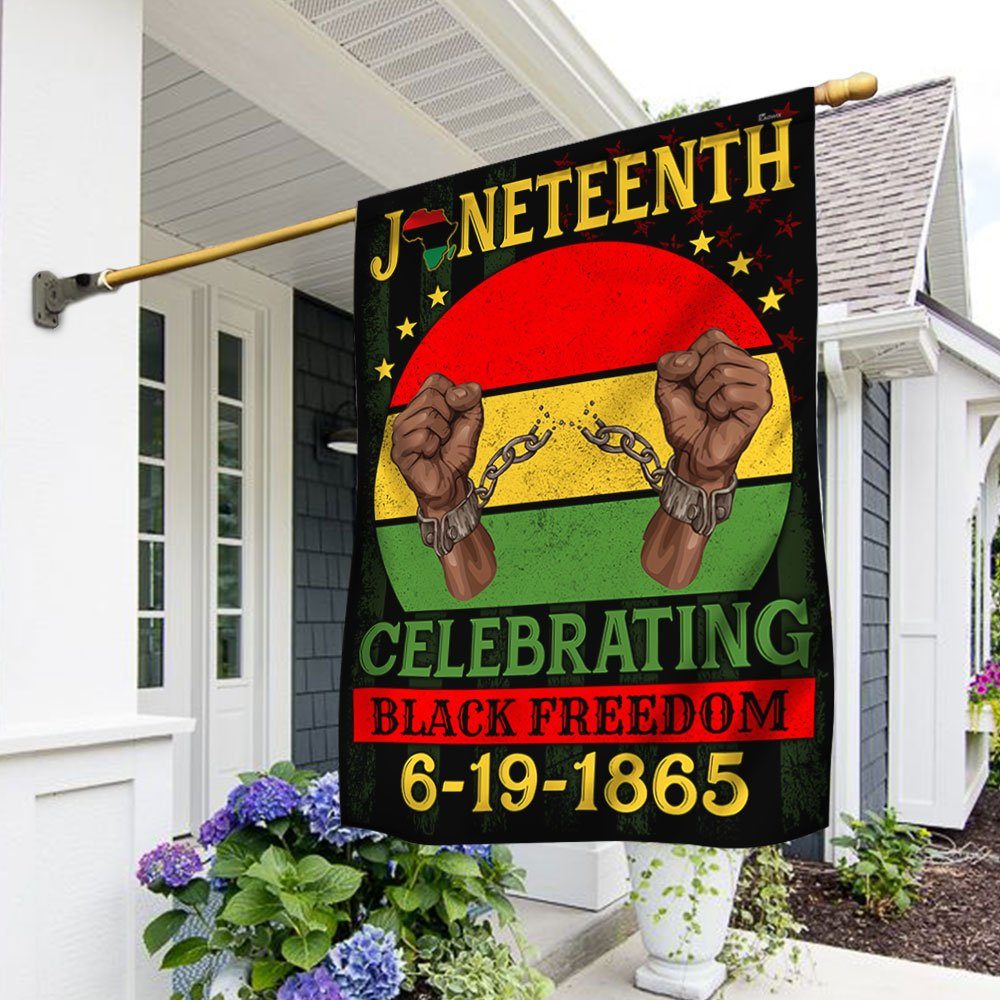 Juneteenth Celebrating Black Freedom Flag MLN1405F