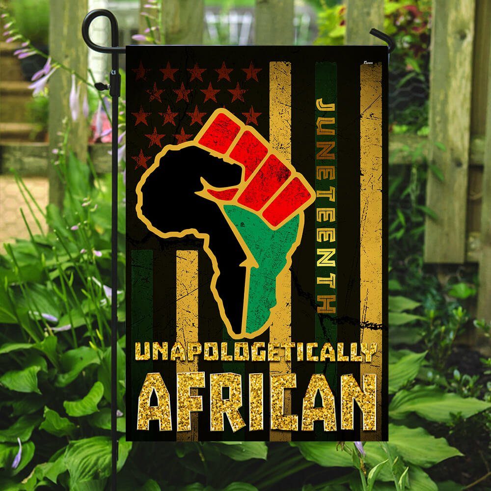 Juneteenth Unapologetically African Flag