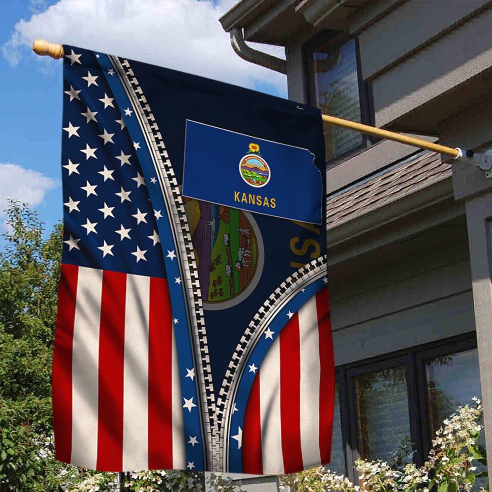 Kansas Flag State Of Mind ANT218Fv9