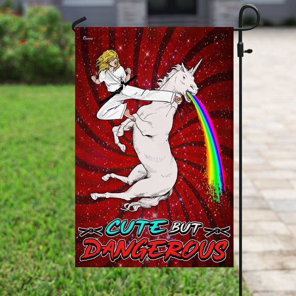 Karate – Cute but Dinosaur Flag NTB84F