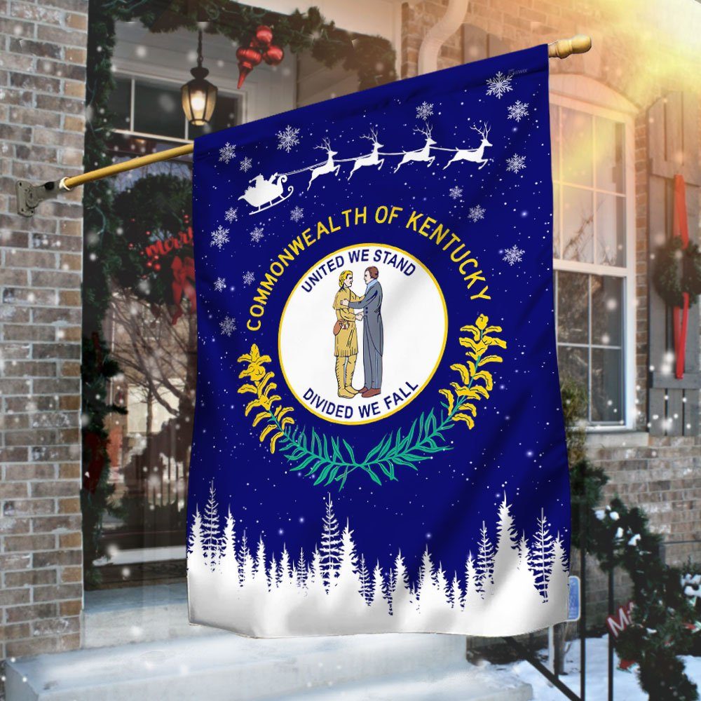 Kentucky Christmas Flag TQN727F
