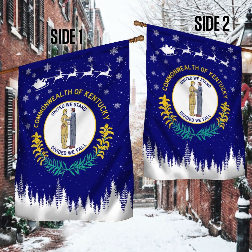 Kentucky Christmas Flag TQN727F