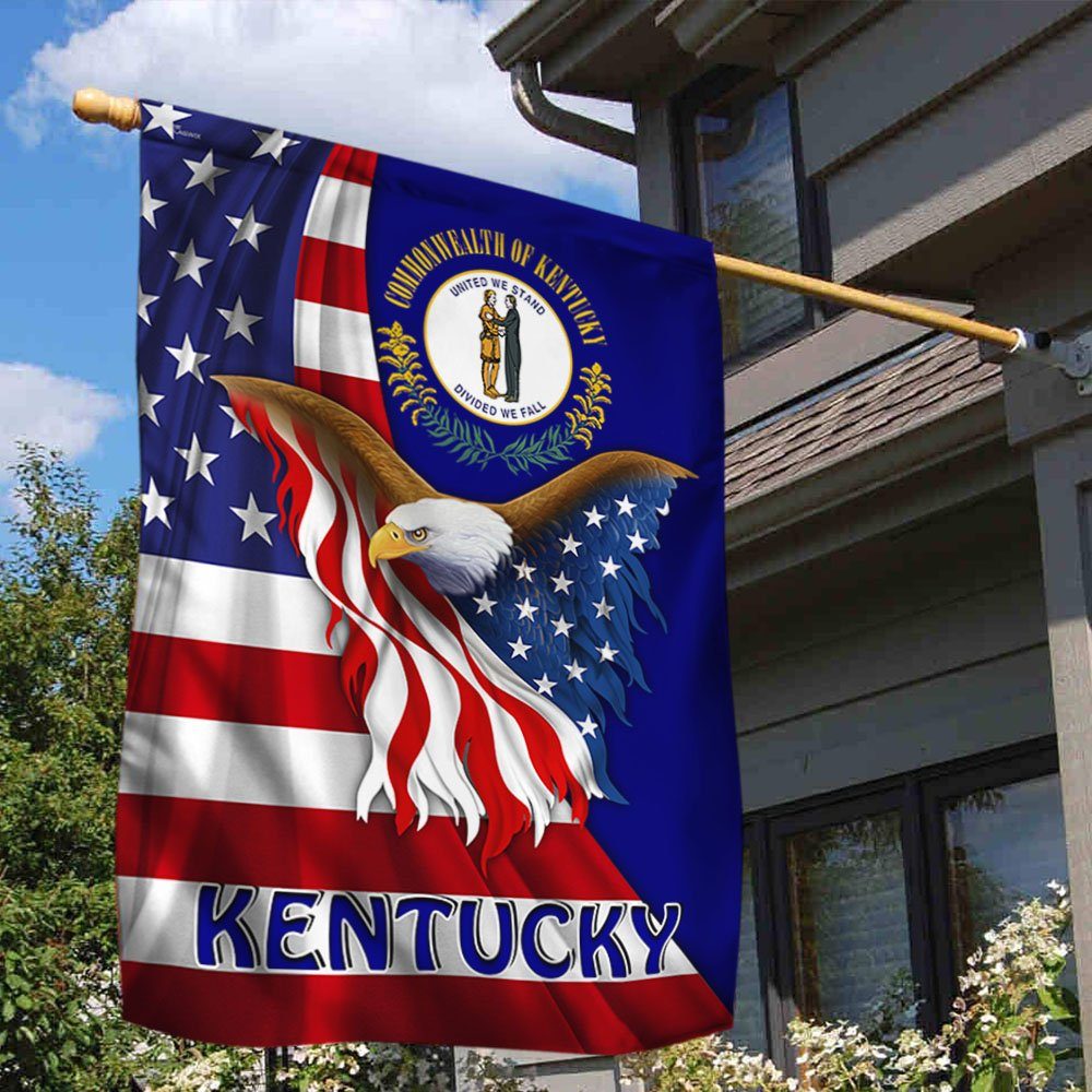 Kentucky Eagle Flag MLH1774Fv4