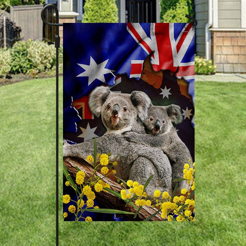 Koala Australia Flag LHA1989F Koala Australia Flag LHA1989F