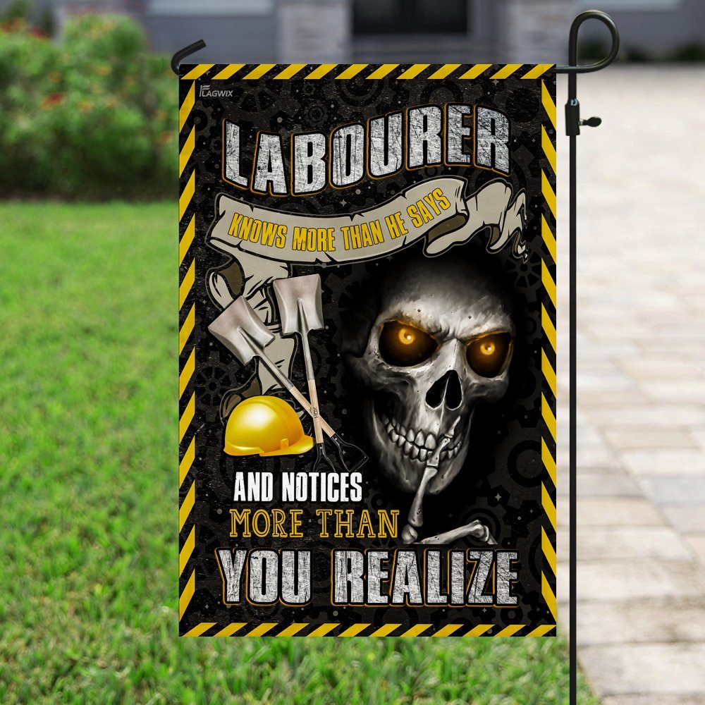 Labourer Skull Knows More Than He Says Flag Labourer Skull Knows More Than He Says Flag