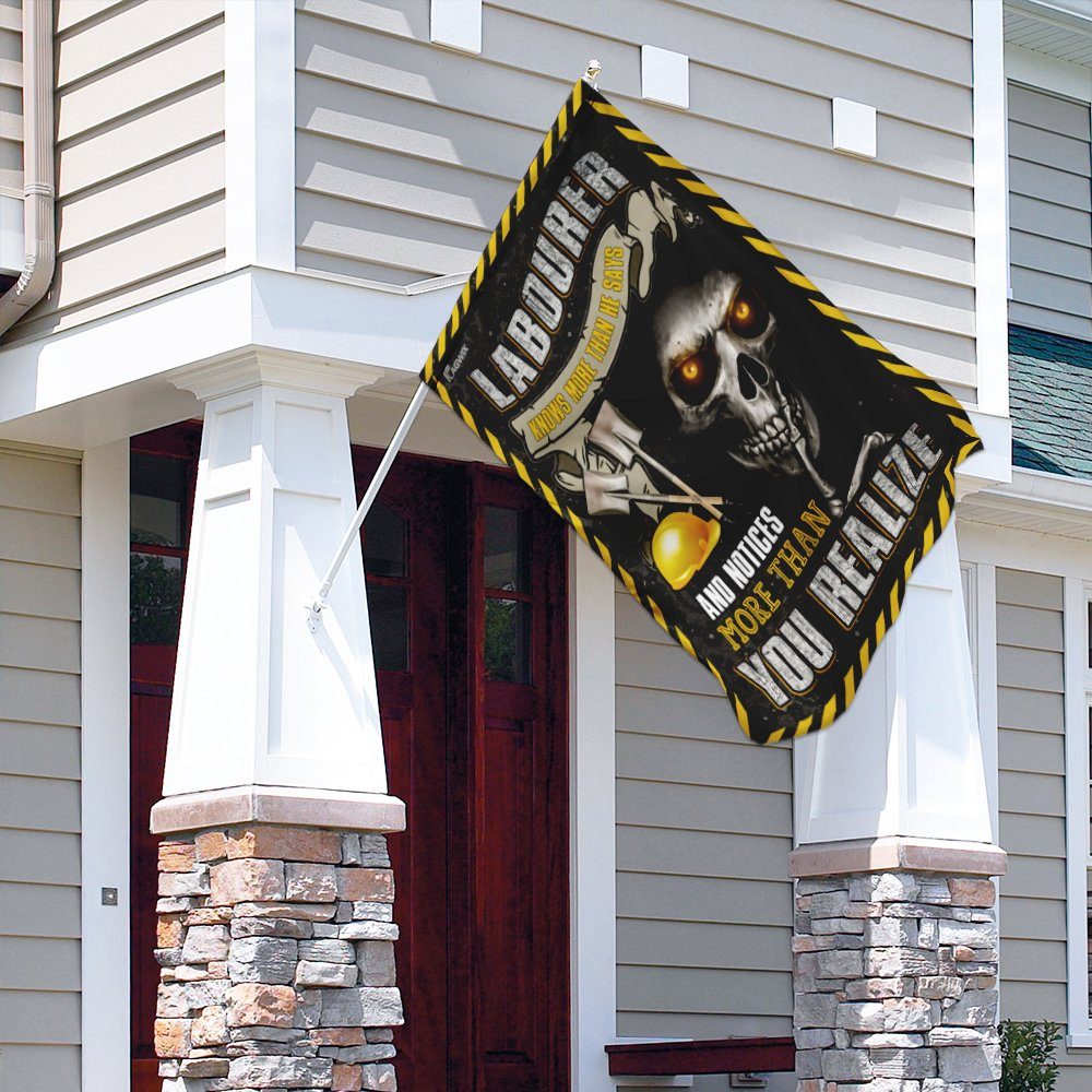 Labourer Skull Knows More Than He Says Flag Labourer Skull Knows More Than He Says Flag