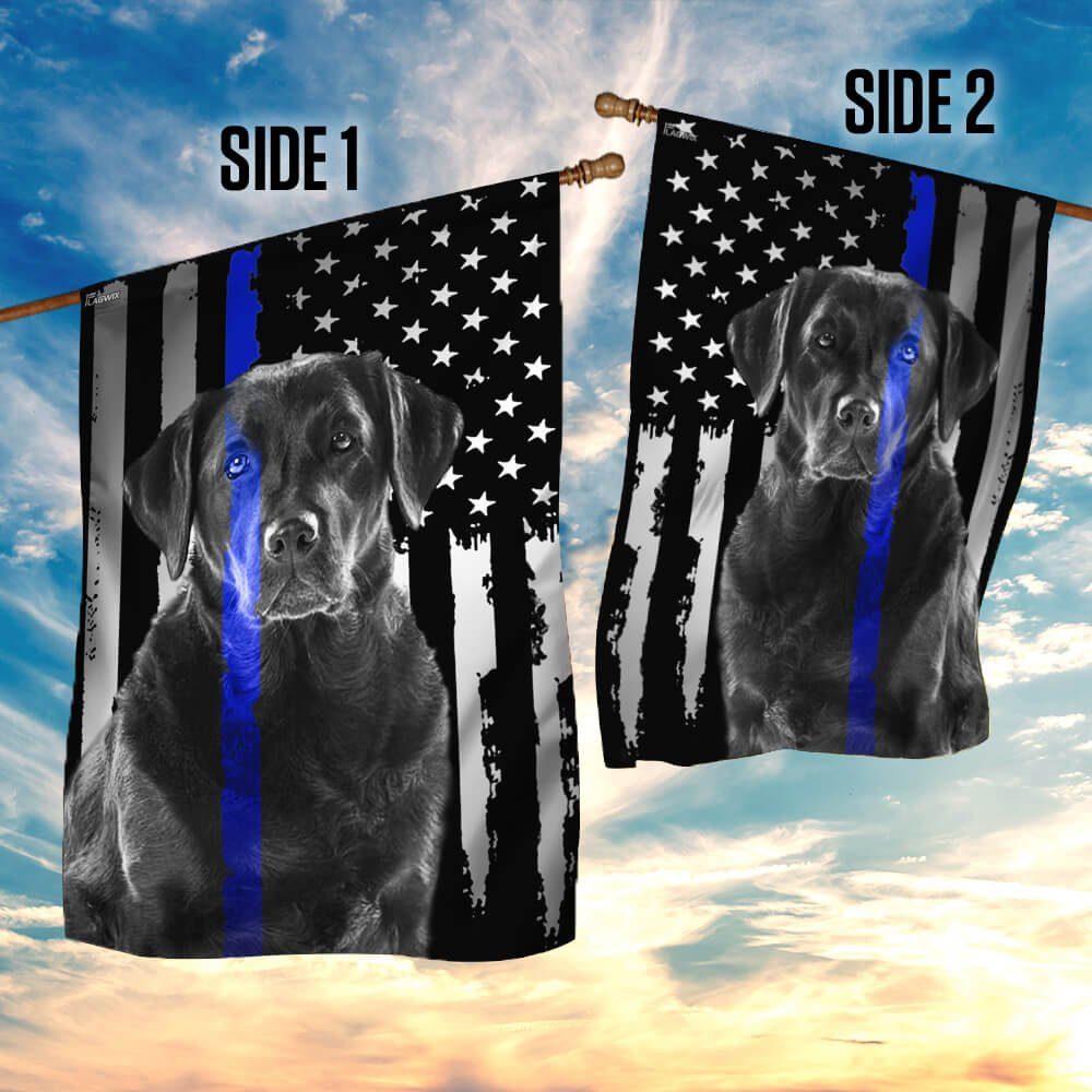 Labrador Retriever. Police Dog. K9 Flag Labrador Retriever. Police Dog. K9 Flag