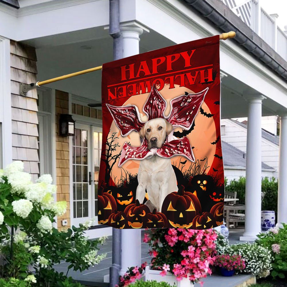 Labrador Retriever Flag Demodog Happy Halloween BNN460F