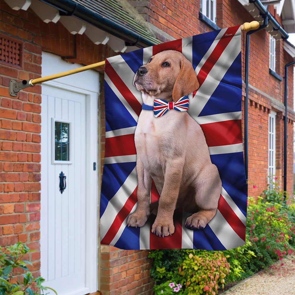 Labrador UK Flag Bow Tie MBH167Fv1
