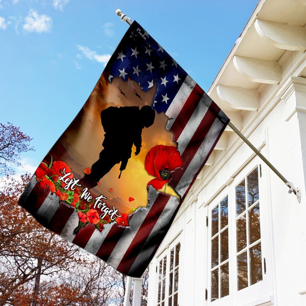 Lest We Forget – Veteran Flag Lest We Forget – Veteran Flag