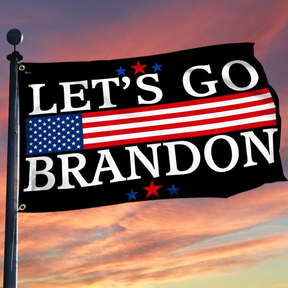Let's Go Brandon Grommet Flag MLN30GF