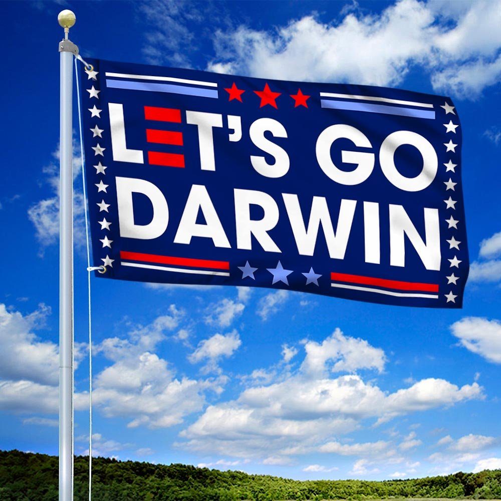Let’s Go Darwin Grommet Flag THH3673GF