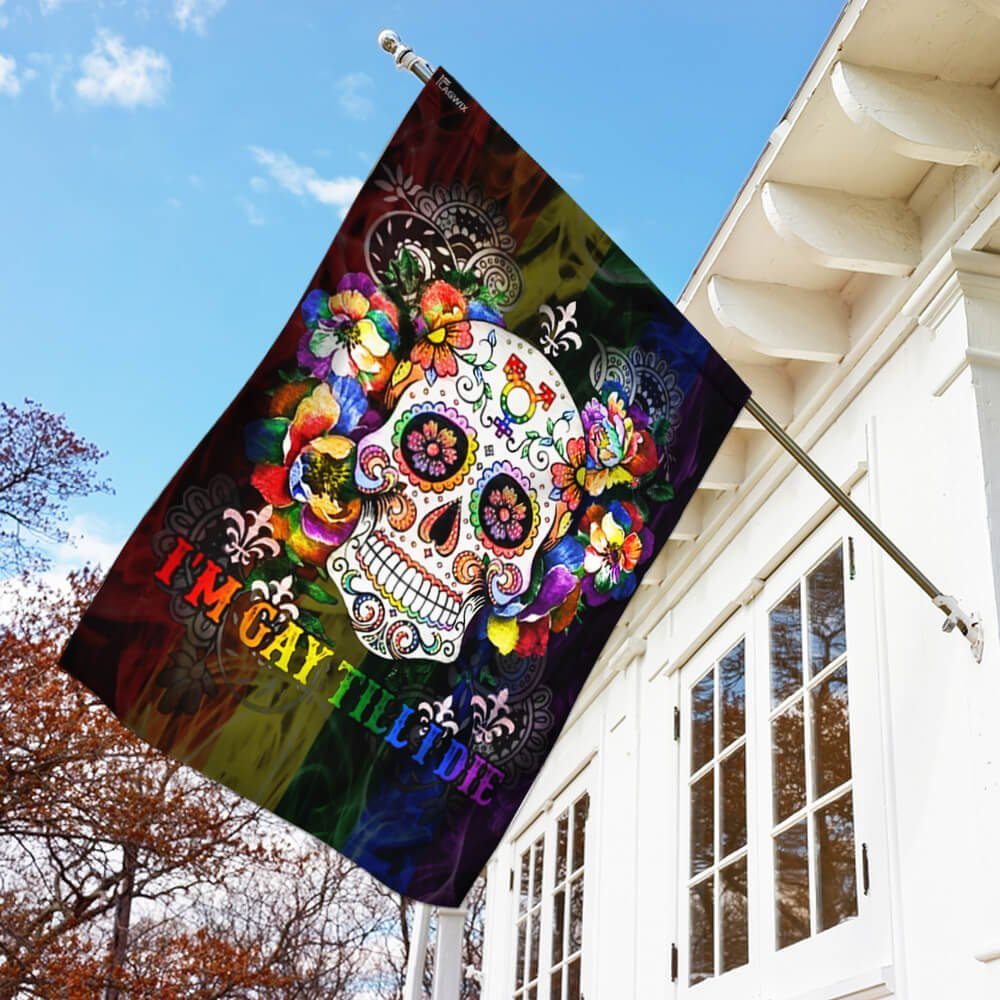 LGBT. I’m Gay Till I Die Flag
