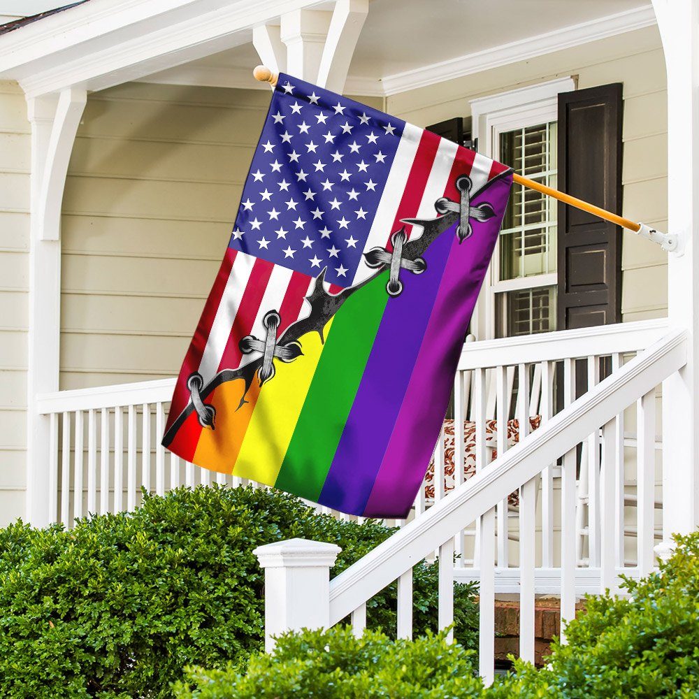 LGBT American U.S. Flag