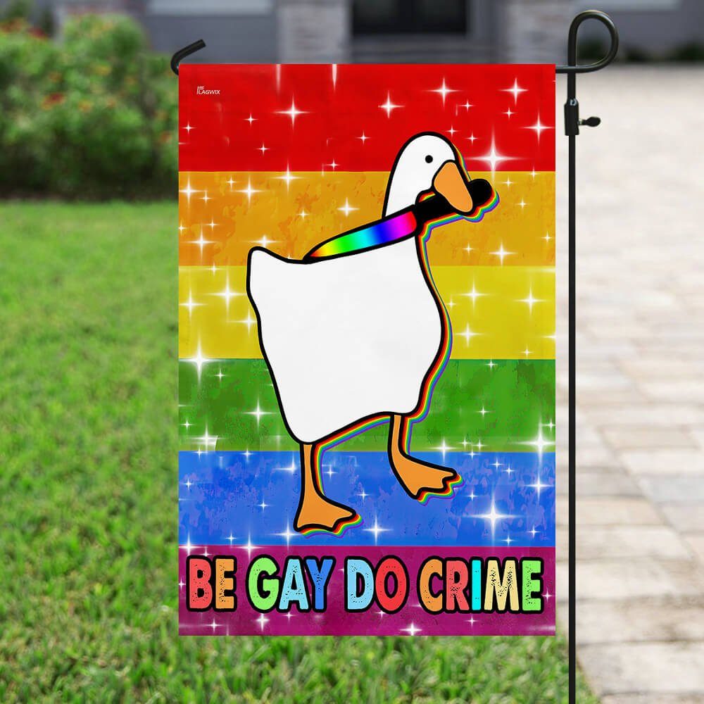 LGBT Be Gay Do Crime Flag