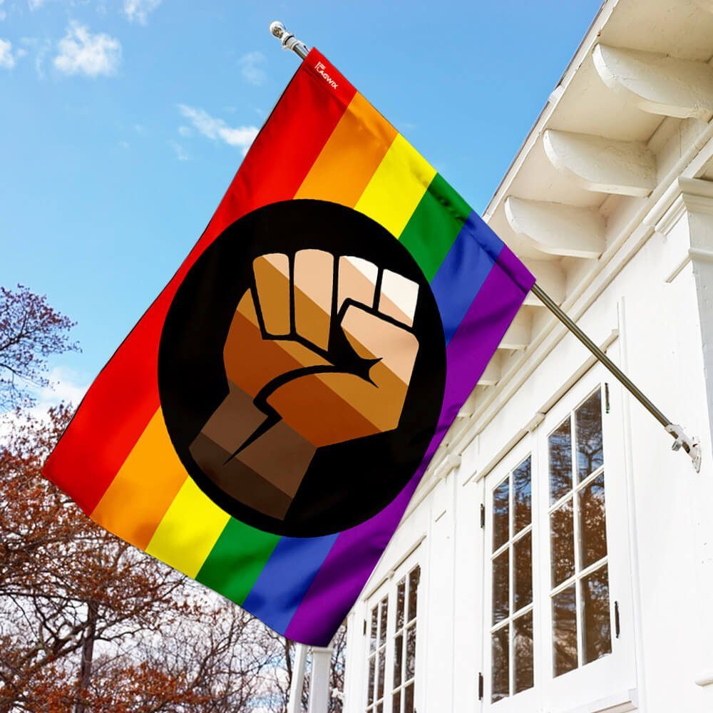 LGBT Black Lives Matter Flag